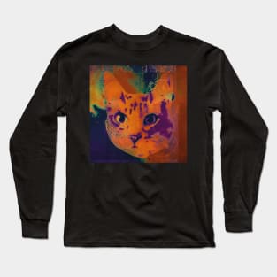 Fish-Eater Cat Long Sleeve T-Shirt